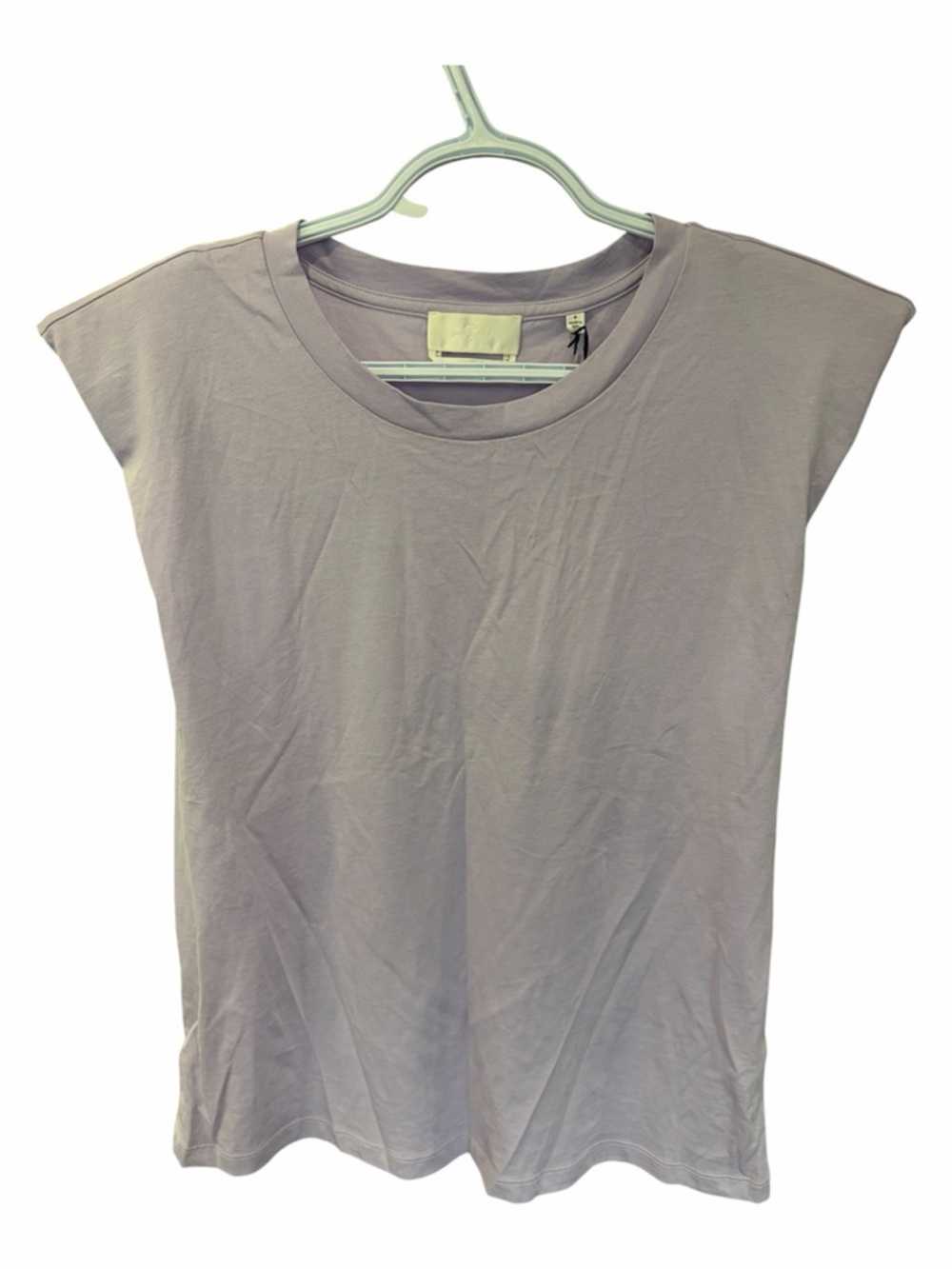 7 for All Mankind- Lavender Crewneck Sleeve Top - size S - Brand New  +80% off